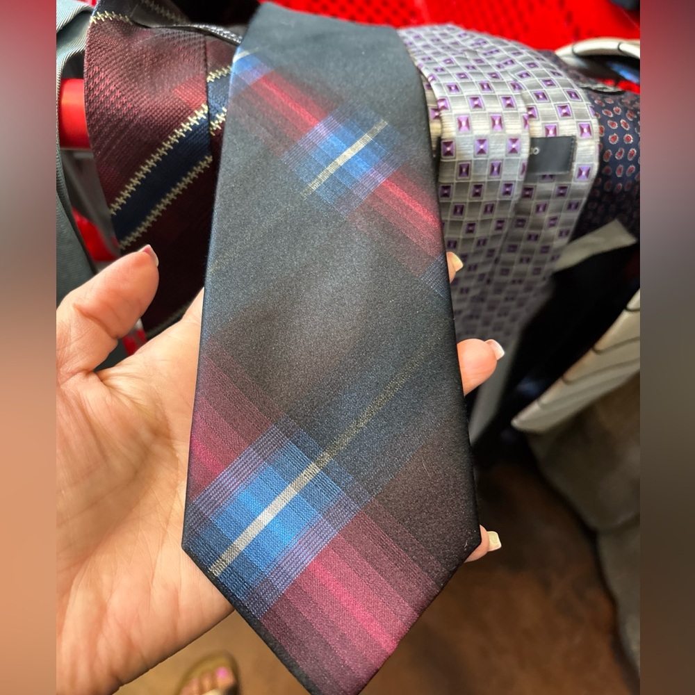 Bruno Marchesi 100%Silk Handmade Mens Tie  Multicolor